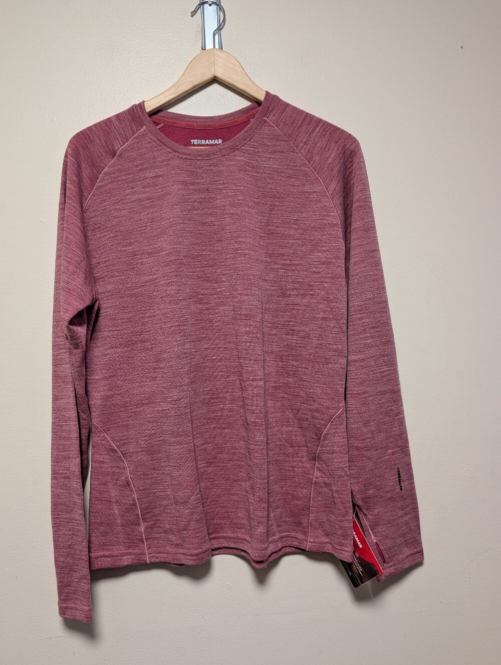 Terramar Climasense 2.0 Merino Wool Blend Base Layer Shirt XL NWT